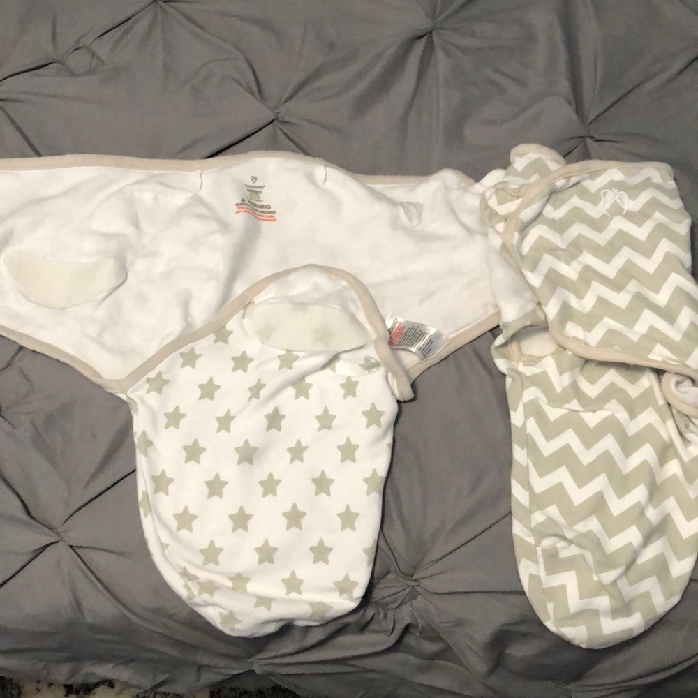 Two swaddle me wraps